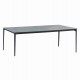 ΤΡΑΠΕΖΙ ΤΡΑΠΕΖΑΡΙΑΣ STAD HM6557.01 ΓΚΡΙ ΑΛΟΥΜΙΝΙΟ & SINTERED STONE TOP 180x90x75Υεκ