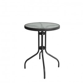 14450036 Τραπέζι Μεταλλικό ArteLibre EARTH Γκρι Φ60x70cm Γκρι