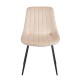 11-1643-2 BONY BEIGE VELVET ΥΦΑΣΜΑ ΚΑΡΕΚΛΑ ΜΕΤΑΛΛΙΚΗ 51X58X87εκ.