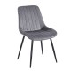 11-1643 BONY GREY VELVET ΥΦΑΣΜΑ ΚΑΡΕΚΛΑ ΜΕΤΑΛΛΙΚΗ 51X58X87εκ.