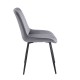 11-1643 BONY GREY VELVET ΥΦΑΣΜΑ ΚΑΡΕΚΛΑ ΜΕΤΑΛΛΙΚΗ 51X58X87εκ.