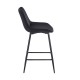 43-2802-1 REPO BLACK VELVET ΥΦΑΣΜΑ 66εκ. ΣΚΑΜΠΟ ΜΕΤΑΛΛΙΚΟ 48X49X66-96εκ.