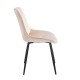 11-1606-2 SILVIA BEIGE VELVET ΥΦΑΣΜΑ ΚΑΡΕΚΛΑ ΜΕΤΑΛΛΙΚΗ 51X58X87εκ.