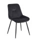 11-1606-1 SILVIA BLACK VELVET ΥΦΑΣΜΑ ΚΑΡΕΚΛΑ ΜΕΤΑΛΛΙΚΗ 51X58X87εκ.