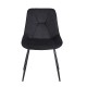 11-1606-1 SILVIA BLACK VELVET ΥΦΑΣΜΑ ΚΑΡΕΚΛΑ ΜΕΤΑΛΛΙΚΗ 51X58X87εκ.