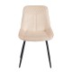 11-1572-2 TEREA BEIGE VELVET ΥΦΑΣΜΑ ΚΑΡΕΚΛΑ ΜΕΤΑΛΛΙΚΗ 51X58X87εκ.