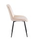 11-1572-2 TEREA BEIGE VELVET ΥΦΑΣΜΑ ΚΑΡΕΚΛΑ ΜΕΤΑΛΛΙΚΗ 51X58X87εκ.
