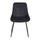 11-1572-1 TEREA BLACK VELVET ΥΦΑΣΜΑ ΚΑΡΕΚΛΑ ΜΕΤΑΛΛΙΚΗ 51X58X87εκ.