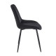 11-1572-1 TEREA BLACK VELVET ΥΦΑΣΜΑ ΚΑΡΕΚΛΑ ΜΕΤΑΛΛΙΚΗ 51X58X87εκ.