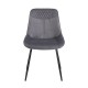 11-1572 TEREA GREY VELVET ΥΦΑΣΜΑ ΚΑΡΕΚΛΑ ΜΕΤΑΛΛΙΚΗ 51X58X87εκ.