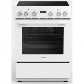 Eskimo ES VC4034DLXWH  Κουζίνα 70lt με Κεραμικές Εστίες Π60εκ. Λευκή A