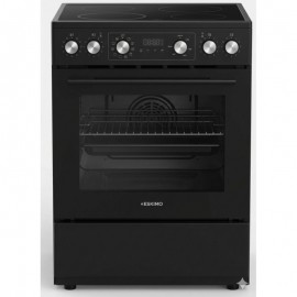 Eskimo ES VC4034DLXBL Κουζίνα 70lt με Κεραμικές Εστίες Π60εκ. Μαύρη A