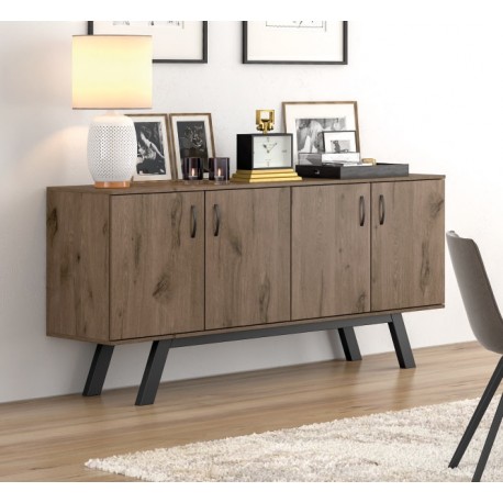 RL ΜΠΟΥΦΕΣ ΞΥΛΙΝΟΣ N2 ΜΕ 4 ΠΟΡΤΕΣ Φ180 Χ Β44.5 Χ Υ85 ΕΚ