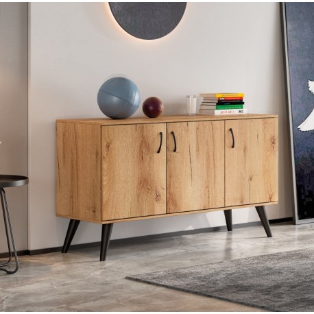 RL ΜΠΟΥΦΕΣ ΞΥΛΙΝΟΣ N4 ΜΕ 3 ΠΟΡΤΕΣ Φ135 Χ Β44.5 Χ Υ85 ΕΚ