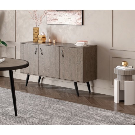 RL ΜΠΟΥΦΕΣ ΞΥΛΙΝΟΣ N4 ΜΕ 3 ΠΟΡΤΕΣ Φ135 Χ Β44.5 Χ Υ85 ΕΚ