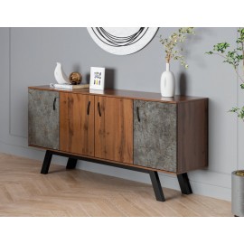 RL ΜΠΟΥΦΕΣ ΞΥΛΙΝΟΣ N8 ΜΕ 4 ΠΟΡΤΕΣ Φ180 Χ Β44.5 Χ Υ85 ΕΚ