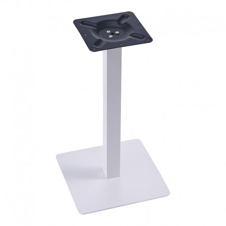 355-000040 Βάση τραπεζιού Batan I pakoworld μέταλλο λευκό 40x40x72εκ