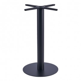 355-000034 Βάση τραπεζιού Bar Stada pakoworld μέταλλο μαύρο Φ40x94εκ
