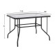 ΣΕΤ ΤΡΑΠΕΖΑΡΙΑΣ 5ΤΜΧ ADAM HM21220.01 ΚΑΡΕΚΛΕΣ ΜΕΤΑΛΛΙΚΕΣ & ΤΡΑΠΕΖΙ 110x60 ΓΚΡΙ