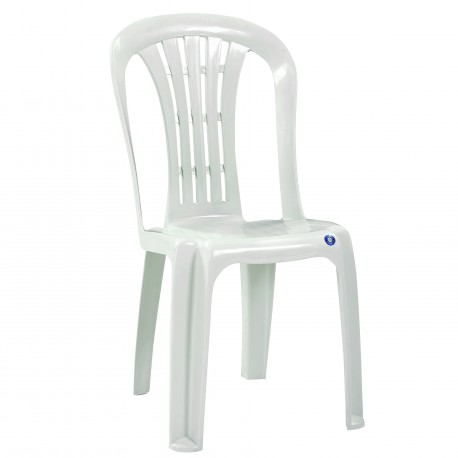 14720041 Καρέκλα Κήπου ArteLibre EGE Λευκό Πλαστικό 51x45x88cm Λευκό