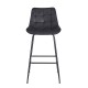 43-2803-1 ERMINA BLACK VELVET ΥΦΑΣΜΑ 75εκ. ΣΚΑΜΠΟ ΜΕΤΑΛΛΙΚΟ 49X50X75-104εκ.