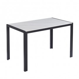 09-0673 EVELYN CERAMIC WHITE MARBLE 120Χ70Χ75εκ. ΤΡΑΠΕΖΙ