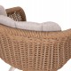 ΠΟΛΥΘΡΟΝΑ VICTUS HM6559.02 ΑΛΟΥΜΙΝΙΟ & OLEFIN ΜΠΕΖ-TWIST WICKER 60x62x76Yεκ