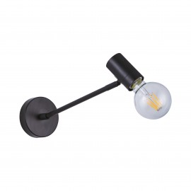 77-8274 SE21-BL-22 ADEPT BLACK WALL LAMP B3
