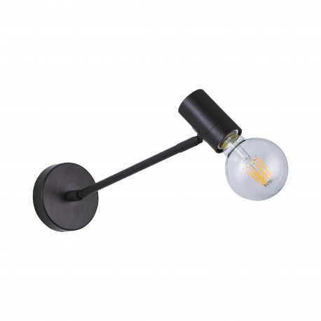77-8274 SE21-BL-22 ADEPT BLACK WALL LAMP B3