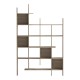 230-000228 Βιβλιοθήκη Manco pakoworld sonoma 122x25.5x188εκ