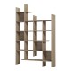 230-000228 Βιβλιοθήκη Manco pakoworld sonoma 122x25.5x188εκ
