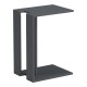 230-000250 Βοηθητικό τραπέζι Muju pakoworld ανθρακί  30x40x55εκ