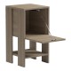 230-000223 Κομοδίνο Reppo pakoworld sonoma 30x30x55εκ