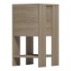 230-000223 Κομοδίνο Reppo pakoworld sonoma 30x30x55εκ