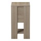 230-000223 Κομοδίνο Reppo pakoworld sonoma 30x30x55εκ