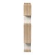 230-000219 Βιβλιοθήκη Mito pakoworld sonoma - μπεζ μαρμάρου 108.5x25x161εκ