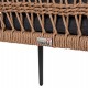 ΠΟΛΥΘΡΟΝΑ BOXER HM6556.01 ΑΛΟΥΜΙΝΙΟ & OLEFIN ΓΚΡΙ-TWIST WICKER 58x60x80Yεκ