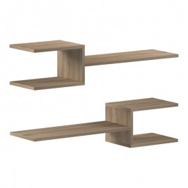 230-000166 Ραφιέρα τοίχου Galler pakoworld sonoma 79x19.5x18εκ