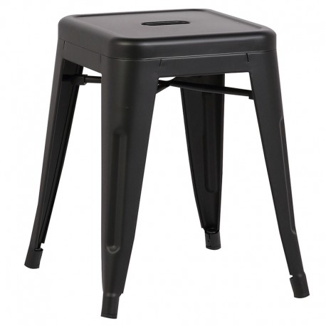 24-0026 TEXAS ΣΚΑΜΠΟ 46εκ. ΜΑΥΡΟ ΜΑΤ ΜΕΤΑΛΛΙΚΟ 39Χ39X46εκ.