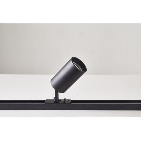 77-9234 SE-SP-BL-1PH BARILLO SPOTLIGHT BLACK GU10 1PHASE 57x110mm Γ3