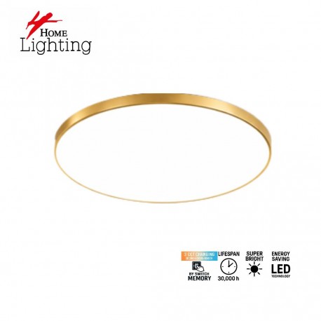 77-50459 SE LED 30 RONDO GOLD CEILING 24W 3CCT WITH MEMORY 2 YEARS WARRANTY Α4