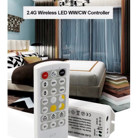 77-50553 SE-CCT-CR CCT DIMMER CONTROL WITH REMOTE FOR LED STRIP (77-50519)