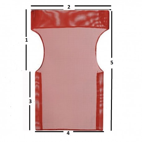 30923-Κόκκινο-Ολόκληρο-Ανταλλακτ Κόκκινο Ολόκληρο Ανταλλακτικό Πανί Σκηνοθέτη Με Διάτρητο 2 x 1 Νο28