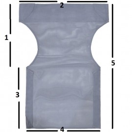 30924-Γκρί-Ολόκληρο-Ανταλλακτικό Γκρί Ολόκληρο Ανταλλακτικό Πανί Σκηνοθέτη Με Διάτρητο 1 x 1 Νο2