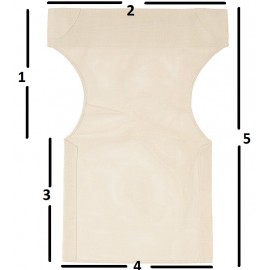 30925-Εκρού-Ολόκληρο-Ανταλλακτικ Εκρού Ολόκληρο Ανταλλακτικό Πανί Σκηνοθέτη Με Διάτρητο 1 x 1 Νο5