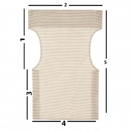 30926-Εκρού-Ολόκληρο-Ανταλλακτικ Εκρού Ολόκληρο Ανταλλακτικό Πανί Σκηνοθέτη Με Διάτρητο 1 x 1 Νο26