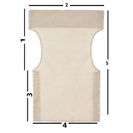 30926-Εκρού-Ολόκληρο-Ανταλλακτικ Εκρού Ολόκληρο Ανταλλακτικό Πανί Σκηνοθέτη Με Διάτρητο 1 x 1 Νο26