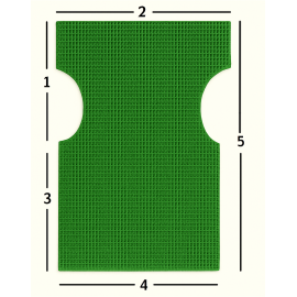 34501-Πράσινο-Ολόκληρο-Ανταλλακτ Πράσινο Ολόκληρο Ανταλλακτικό Πανί Σκηνοθέτη Με Διάτρητο Ύφασμα 2 x 1 Νο27