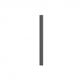 LP582M03 Modest Καταφραγή Ντουλαπιού Ανθρακί 5x1.6x82cm