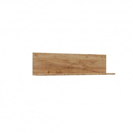 GR-CALSH100 Κρεμαστό Ράφι Callisto-100 Χρυσό Δρυς 100x19.5x25cm